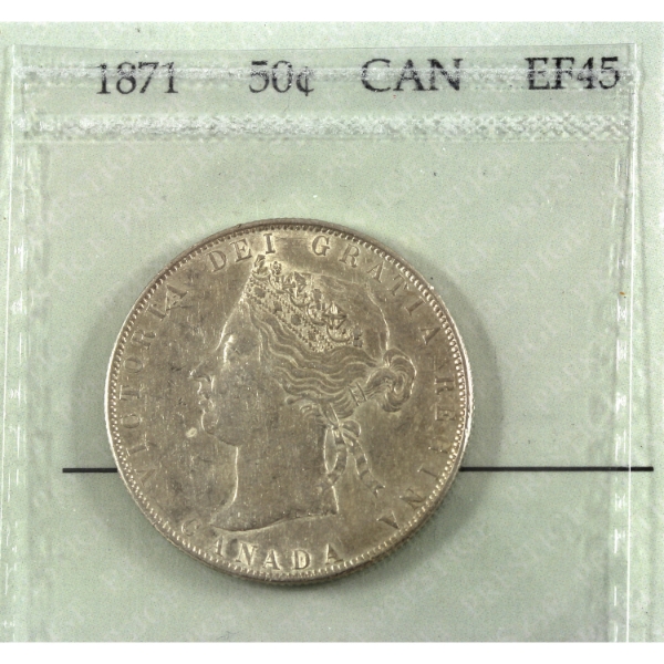 50-cent 1871 Prestige Certified EF45