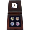 2011-2012 $5 Full Moons of the Algonquin Sterling Silver & Niobium 4-coin Set