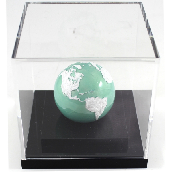 Barbados Silver 2023 $5 Frozen Marble 3oz Fine Silver Spherical Coin