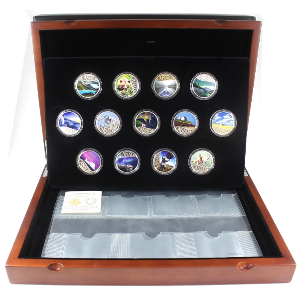 2017 $10 Celebrating Canada's 150th Silver 13-coin Set in Deluxe Box (Tax Exempt)