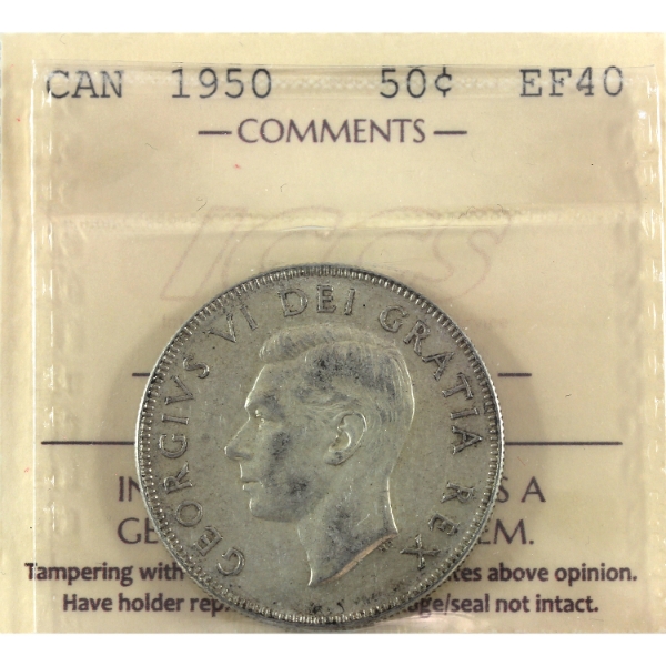 50-cent 1950 ICCS EF40