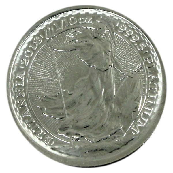 1/10oz Great Britain 2018 .9995 Platinum Britannia (Tax Exempt)