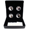 Image 1 : 2020-2021 $30 Imposing Icons 4-Piece Fine Silver Set w/ Selective Colouring (Tax Exempt)