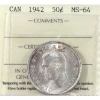Image 1 : 50-cent 1942 ICCS MS64