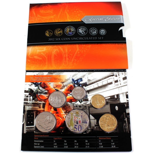 Australia 2012 Special Edition Uncirculated 6-Coin Set