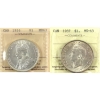 Image 1 : Silver $1 1936 & 1937 ICCS MS63. 2pcs.