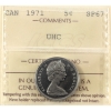 Image 1 : 5-cent 1971 ICCS SP67 UHC