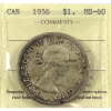 Image 1 : Silver $1 1956 ICCS MS60