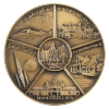 Image 2 : ND (1960s) Walt Disney World Solid Bronze Collectible Medallion. *RARE* 