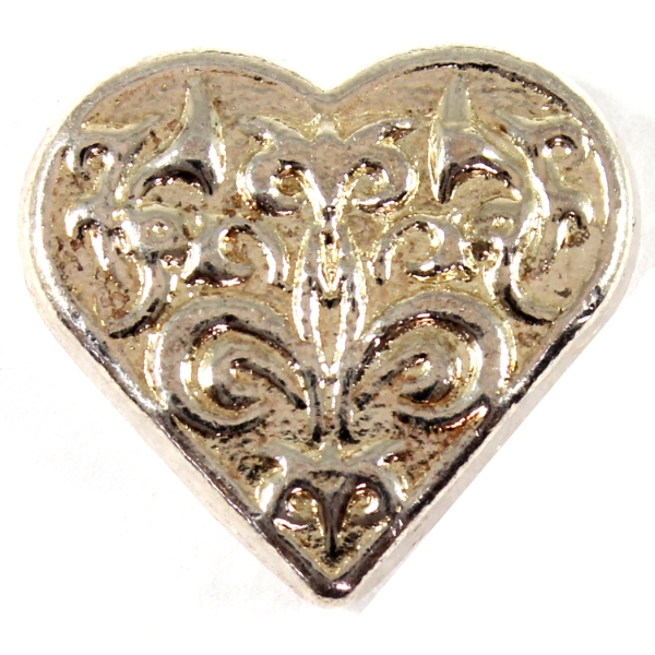 1oz Beaver Bullion Heart .999 Fine Silver Ingot (Tax Exempt)