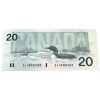 Image 3 : BC-58a 1991 $20 BCS GEM UNC65 Original Thiessen-Crow EIJ without Serifs Changeover SN: EIJ3943588