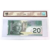 Image 2 : RADAR BC-64b 2004 $20 3-Digit RADAR BCS GEM UNC65 Original Jenkins-Carney SN: FIJ3881883