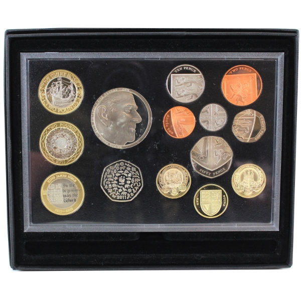  2011 The United Kingdom 14-Coin Proof Set Issued by The Royal Mint