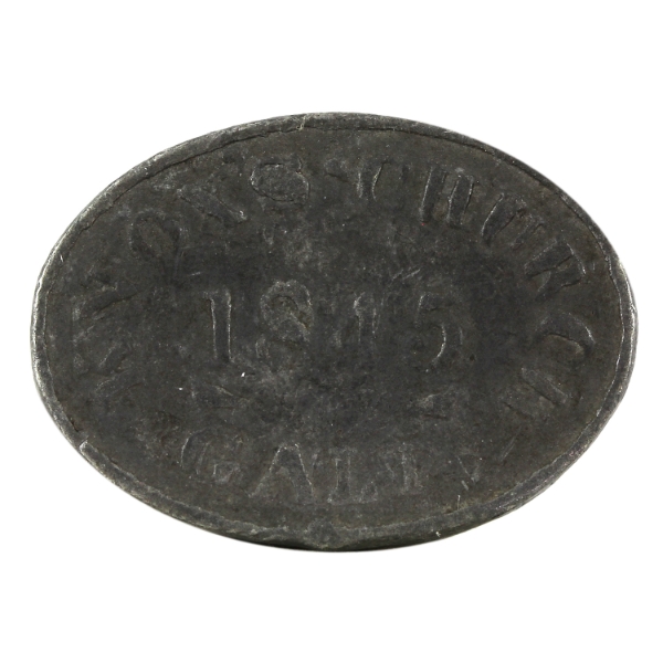 CH# LR-716 1845 Galt Knox's Church Ovular Token