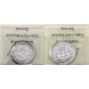 Image 2 : 50-cent 1954 PL65 & 1956 PL66 ICCS Cameo. 2pcs