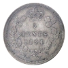 Image 2 : 5-cent 1891 Obverse 2; Rep Last 1 ICCS AU50
