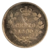 Image 2 : 5-cent 1880H Obverse 2 CCCS VF20 