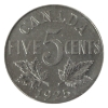 Image 2 : 5-cent 1925 ICCS AU50