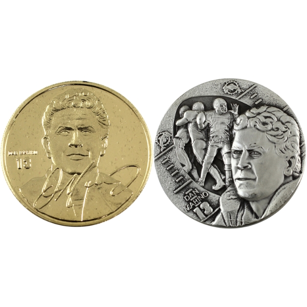 Highland Mint Dan Marino 4oz Silver Medal & Ltd. Ed. Dan Marino Card & Coin Set. 2pcs.