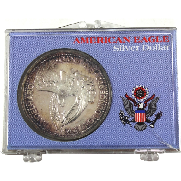 1oz Vintage Engelhard 1984 American Prospector .999 Fine Silver Round (Tax Exempt)