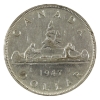 Image 1 : Silver $1 1947 Blunt 7 VF-EF (Cleaned)