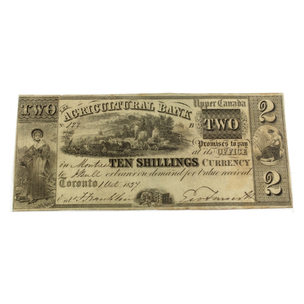 20-12-04-04 1837 $2 Agricultural Bank EF Franklin-Truscott