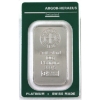 Image 1 : 100g Argor-Heraeus .9995 Platinum Bar in Assay Card (Tax Exempt)