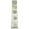 5x 1oz 2001 $5 SML .9999 Fine Silver Coins in Sealed Sheet. 5pcs (Tax Exempt)