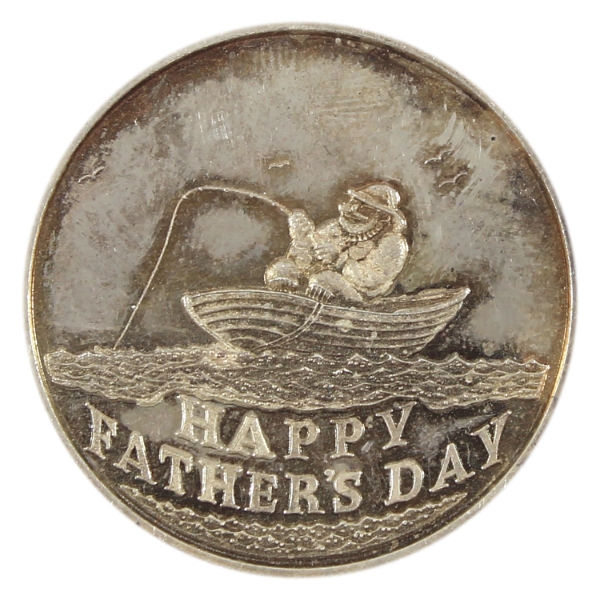 Vintage 1oz Happy Father's Day 1994- For Someone Special .999 Fine Silver Round (Tax Exempt)