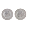 Image 2 : 2x 1oz Australia 2015 & 2016 $1 Wedge-Tailed Eagle .999 Fine Silver Rounds. 2pcs