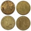 Image 1 : 4x Hawaii Chamber of Commerce Trade Dollars Including 3x 1975 Honolulu & 1979 Maui. 4pcs.