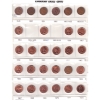 Image 2 : 1-cent 1920-2008 with Key Dates Bulk Collection in 4x 30-Pocket Sheets