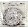Image 1 : Silver $1 1945 ICCS MS63