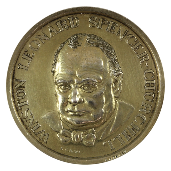 Great Britain 1965 Churchill & The Battle of Britain 25th Anni. Commemorative Medal 