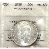 Image 1 : 50-cent 1938 ICCS MS63