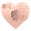Image 3 : Solomon Islands Silver 2021 $2 With All My Heart Keepsake Coin in Rose Silver
