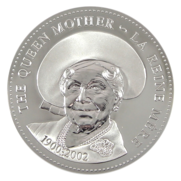 2002 $1 Queen Mother Proof Sterling Silver Dollar
