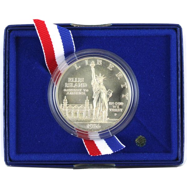 USA 1986 Liberty Silver Dollar Coin Commemorative 100th Birthday of Statue of Liberty