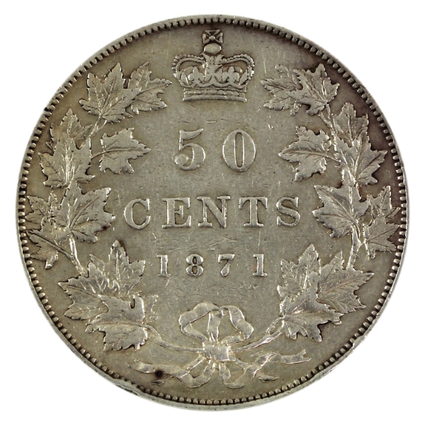 50-cent 1871 VF-EF