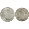 2x 1oz Great Britain 2004 & 2021 £2 Britannia .999 Silver Rounds. 2pcs (Tax Exempt)
