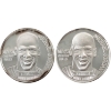Image 1 : 2x 1oz Enviromint Limited Edition Michael Jordan No 23 Chicago Bulls .999 Silver Rounds (Tax Exempt)