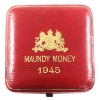Image 12 : Great Britain Maundy Set 1945 King George VI 4pc Sterling Silver in Original Case