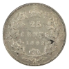 Image 1 : ERROR 25-cent 1882H Lamination Error VF
