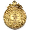 Birmingham 1894 Owen's Royal Chrysanthemum Gold Plated Sterling Silver Medallion