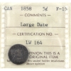 Image 1 : 5-cent 1858 Large Date ICCS F15 