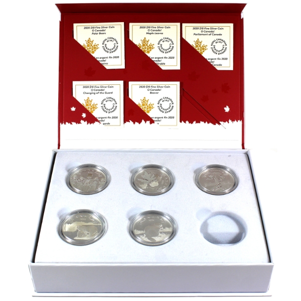 2020 $10 O Canada! Fine Silver Coin Set (Tax Exempt)