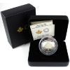 Image 1 : 2023 $50 Forevermark Black Label Oval Diamond-Shaped Fine Silver Coin (Tax Exempt)