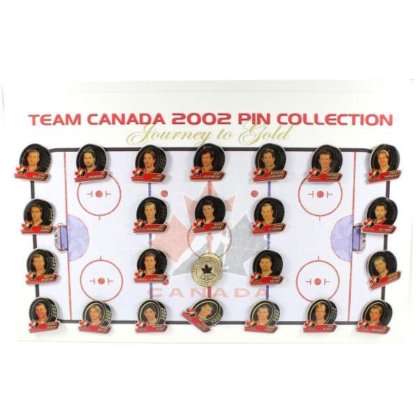 2002 Team Canada Journey to Gold Official Pin Collection