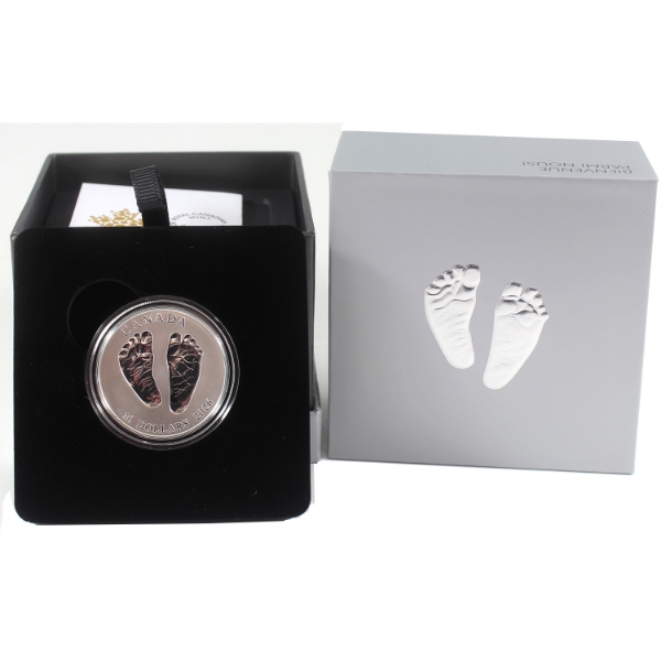 2026 $10 Welcome to the World Baby Feet 1/2oz .9999 Fine Silver Coin (Tax Exempt)
