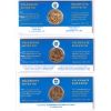 Image 3 : 1984 Commemorative Pope John Paul II's Visit to Canada 15 Medallion Set in Brown Binder